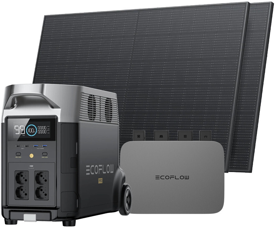 EcoFlow Delta Pro (+ 2x 400W Solarpanel + 800W Wechselrichter) ab 2.938,65  €