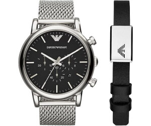 Emporio armani luigi chronograph black dial men's watch new arrivals