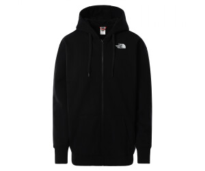 North face black zip hoodie women's