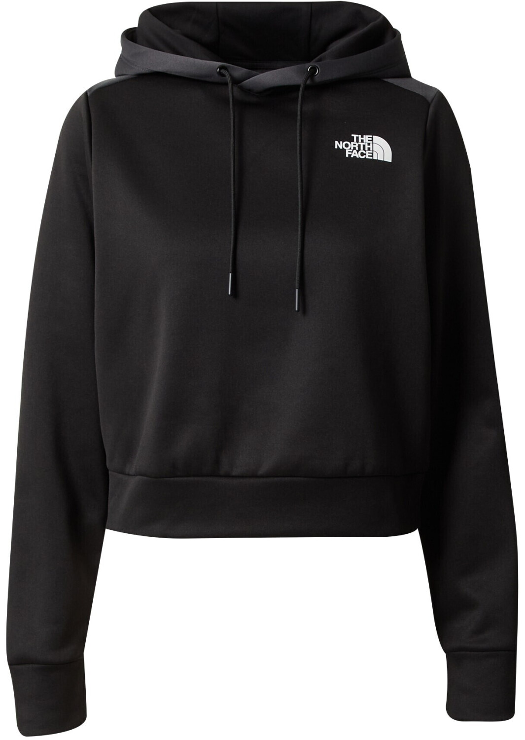 The North Face Women's Reaxion Fleece Pullover Hoodie (7ZAC) tnf Black-Asphalt Grey