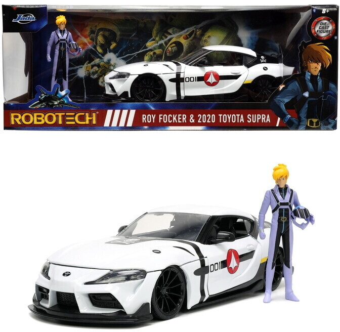 Jada Hollywood Rides Robotech R. Fokker ´20 Toyota Supra with Figure (253255052)