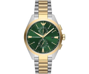 Emporio armani green strap watch sales