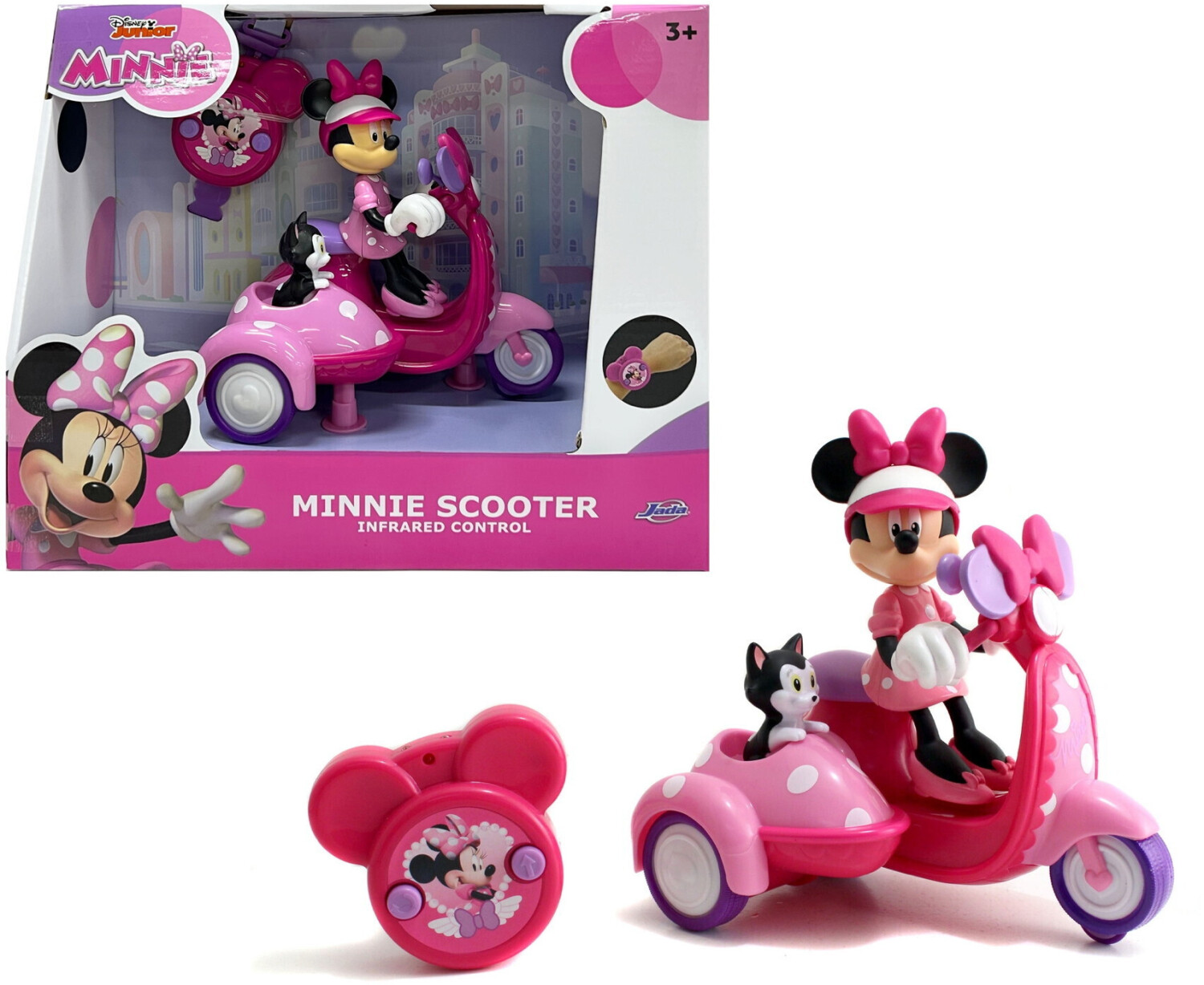 Jada Juguete de Minnie Mouse de Disney con Vehículo.