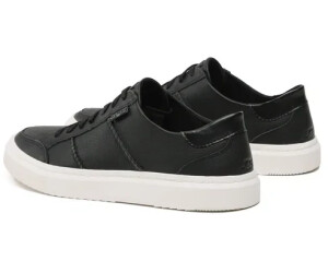 Ugg black hotsell leather sneakers