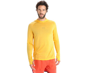 Mens long shop sleeve hoodie