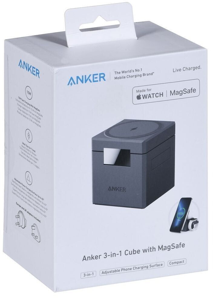Anker 3-in-1 Cube with MagSafe au meilleur prix sur idealo.fr Anker 3-in-1 Cube with MagSafe au meilleur prix sur idealo.fr