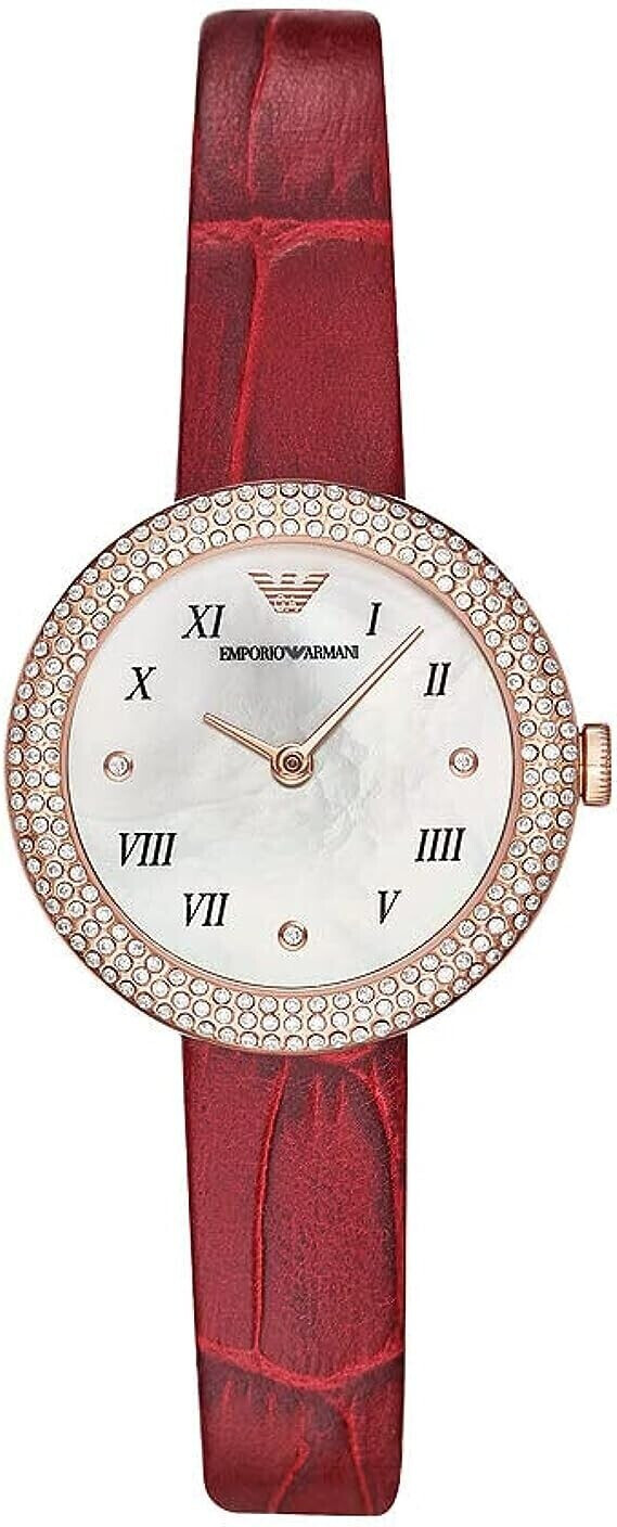Emporio armani watch red 2025