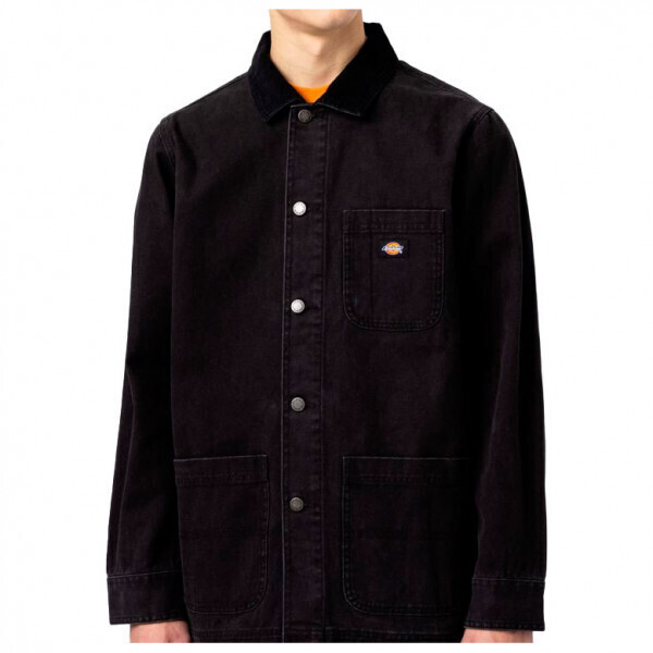 Dickies Duck Canvas Summer Chore Coat sw black