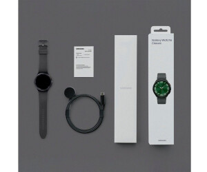 Para Samsung Galaxy Watch 6 Classic 47 mm Correa de reloj de silicona de  dos colores (negro + gris)