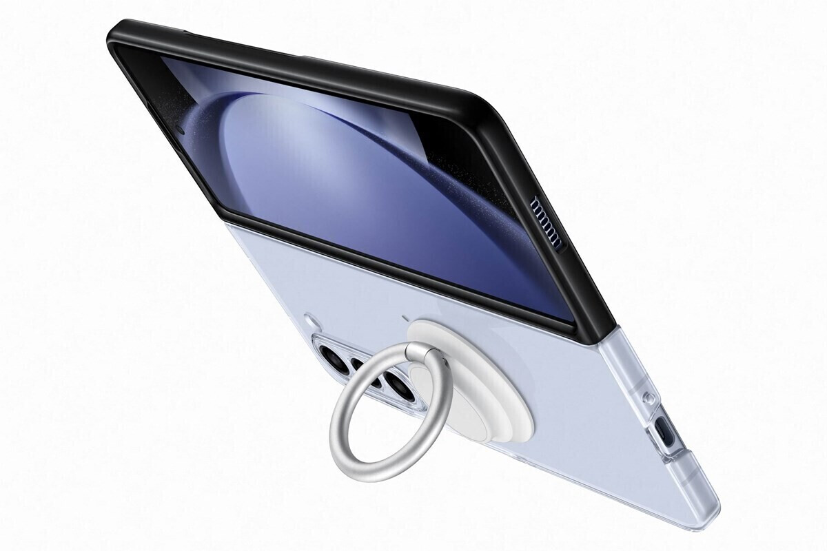 Funda  Samsung, Para Galaxy Z Flip5, Plegable, Con agarre, Resistente a  golpes y rayones, Transparente