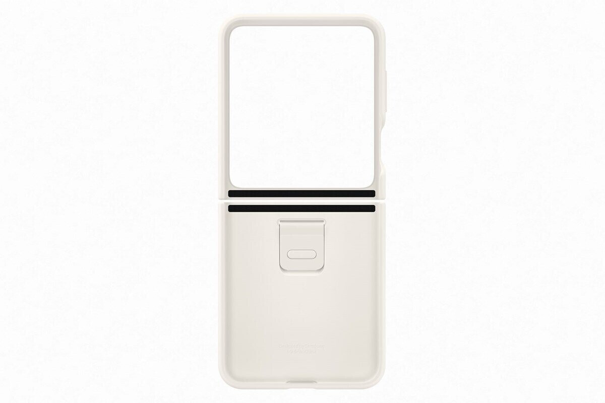 Samsung Silicone Case with Ring (Galaxy Z Flip5) Cream