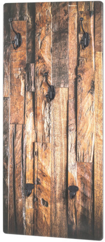 HAKU Wall wardrobe natural-black (WHD 30x70x5 cm)