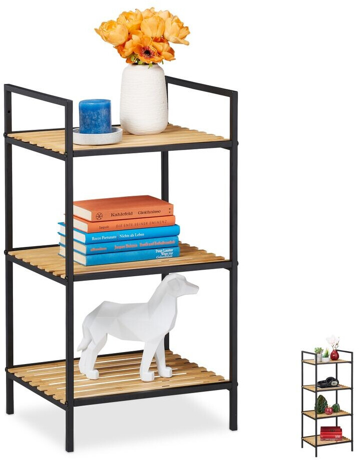 Relaxdays Shelf standing shelf (39 x 32.5 x 71 cm)