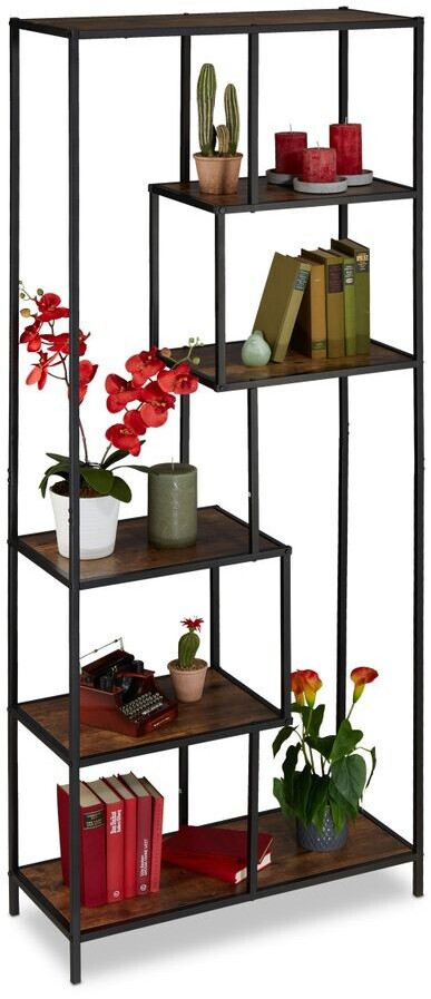 Relaxdays Shelf shelf (78 x 33 x 186 cm)