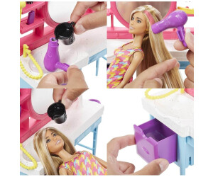 Barbie doll hot sale hair salon set