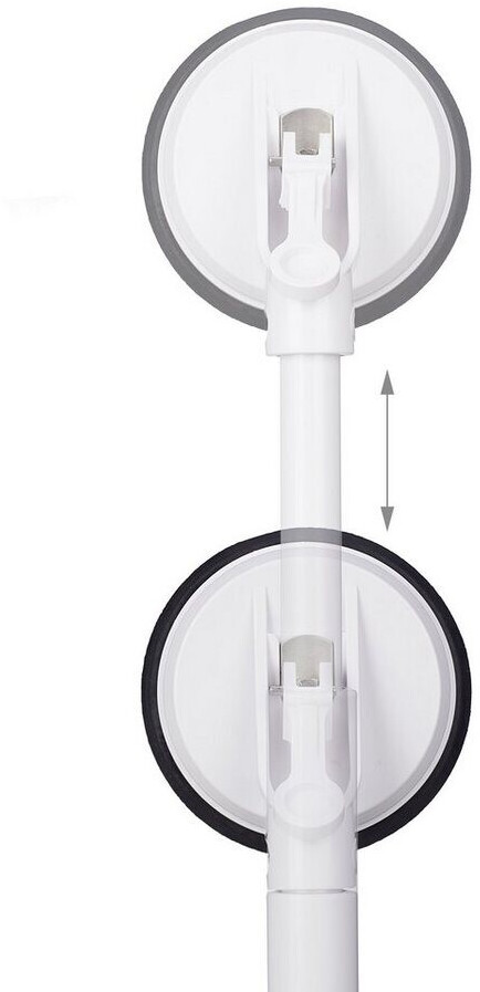 Relaxdays Suction handle M extendable 45-57,5 cm white