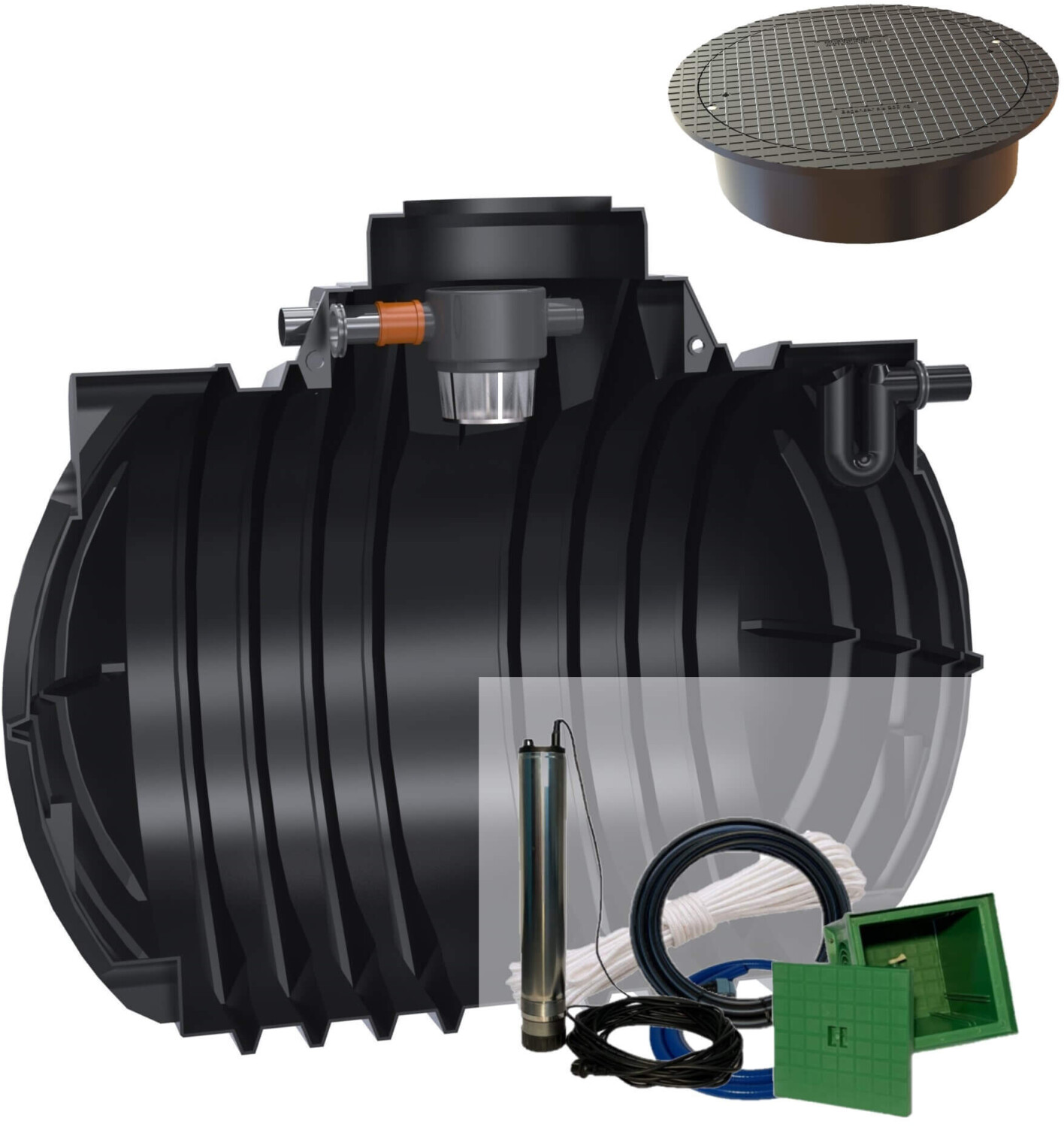 Garten Zisternen Premium Atlantis 7000 L (GS.7001.20.70.GS) ab 2.577,00