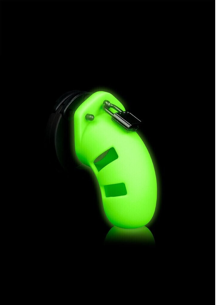 Ouch! Glow in the Dark Silicone Cock Cage 3,5“