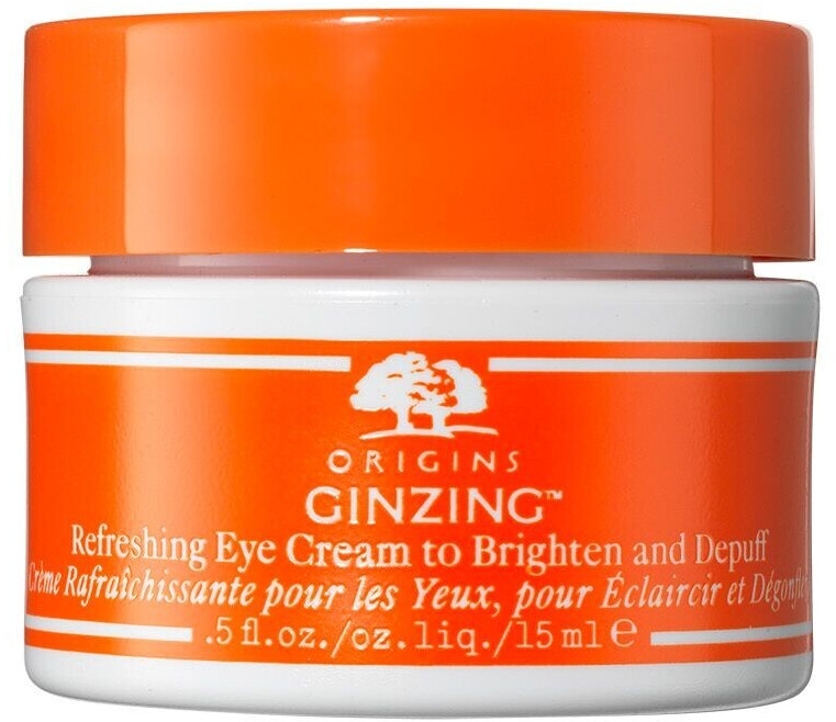 Origins GinZing Refreshing Eye Cream to Brighten and Depuff Warm Shade (15ml)