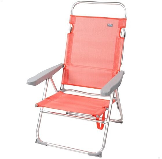 Aktive Beach Low Recliner Aluminium Chair coral (62630)