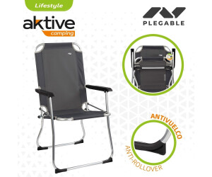 Aktive Camping Folding Aluminium Chair black (52884) ab 29.99  |  Vergleiche 2 Angebote auf idealo.de