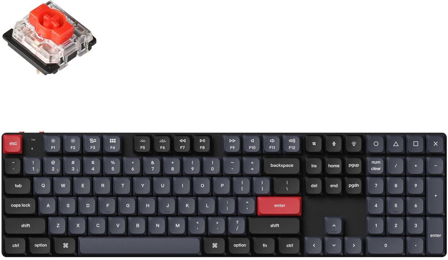 ほぼ新品Keychron K5 Pro ワイヤレス・メカニカルキーボード 茶軸