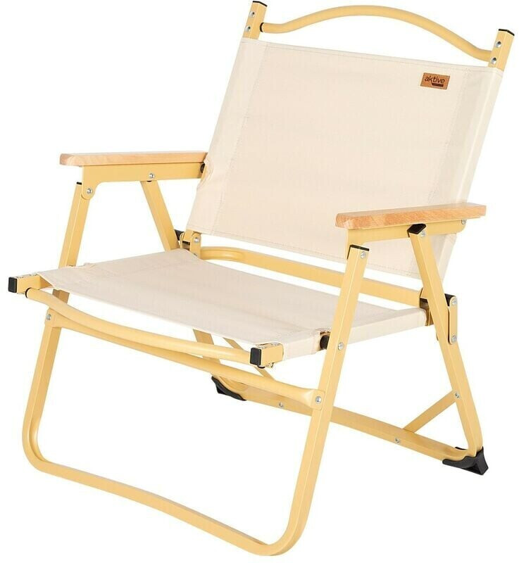 Aktive Camping Glamping Sabana Folding Chair beige 52x55x62cm beige (63021)