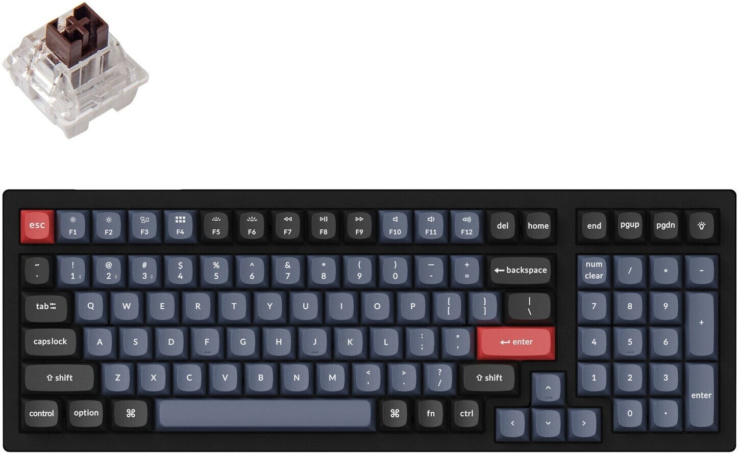 Keychron K4 Pro RGB noir (K Pro Brown) (DE)