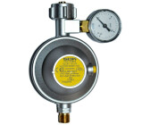 Implotex Manometer Luftdruckprüfer Reifendruckmesser 0-12 bar,  Schlauchlänge 400 mm