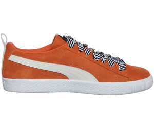 orange puma suede shoes