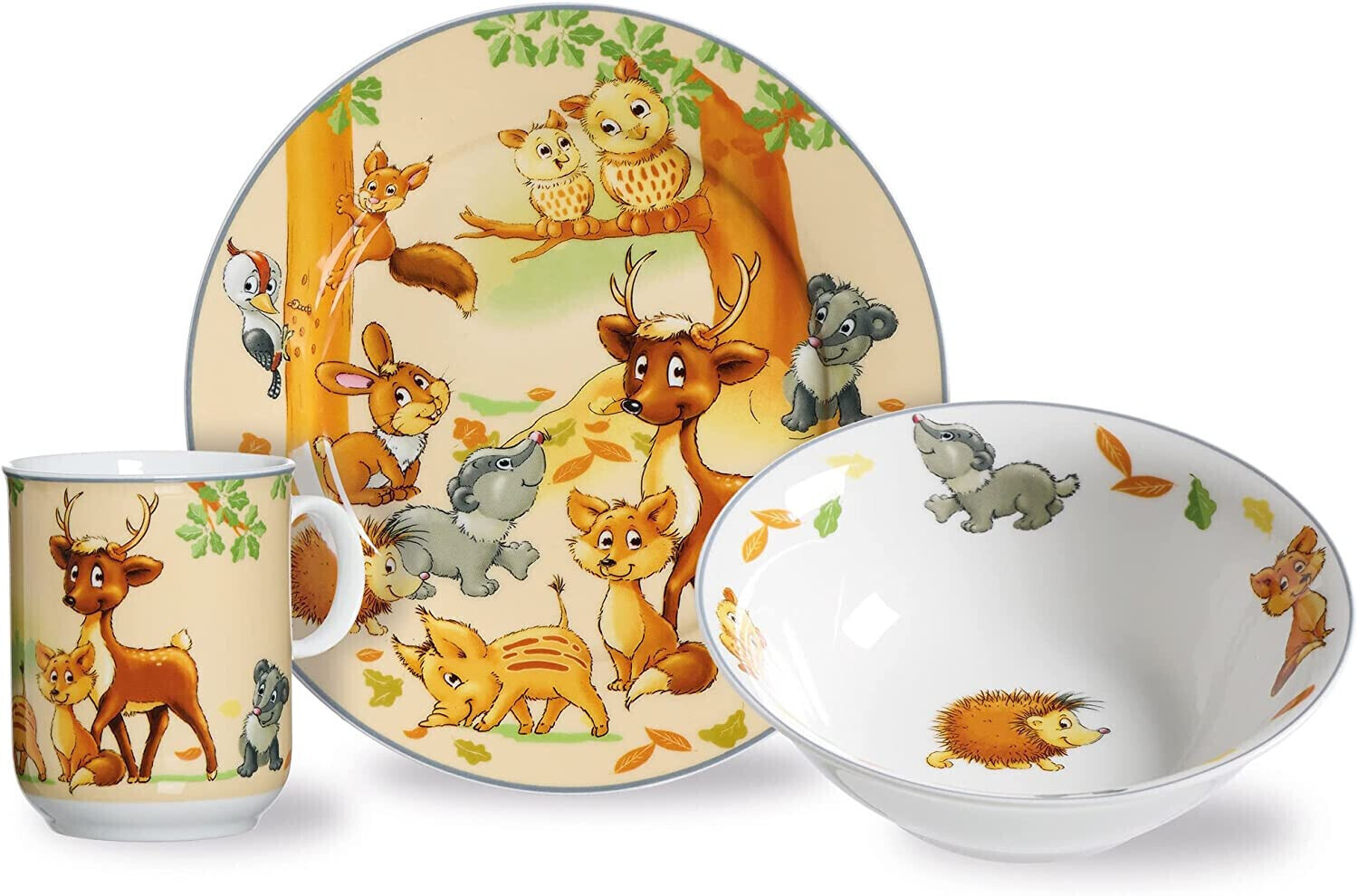 Ritzenhoff & Breker Children's Cutlery Set Forest Animals, 3pcs.