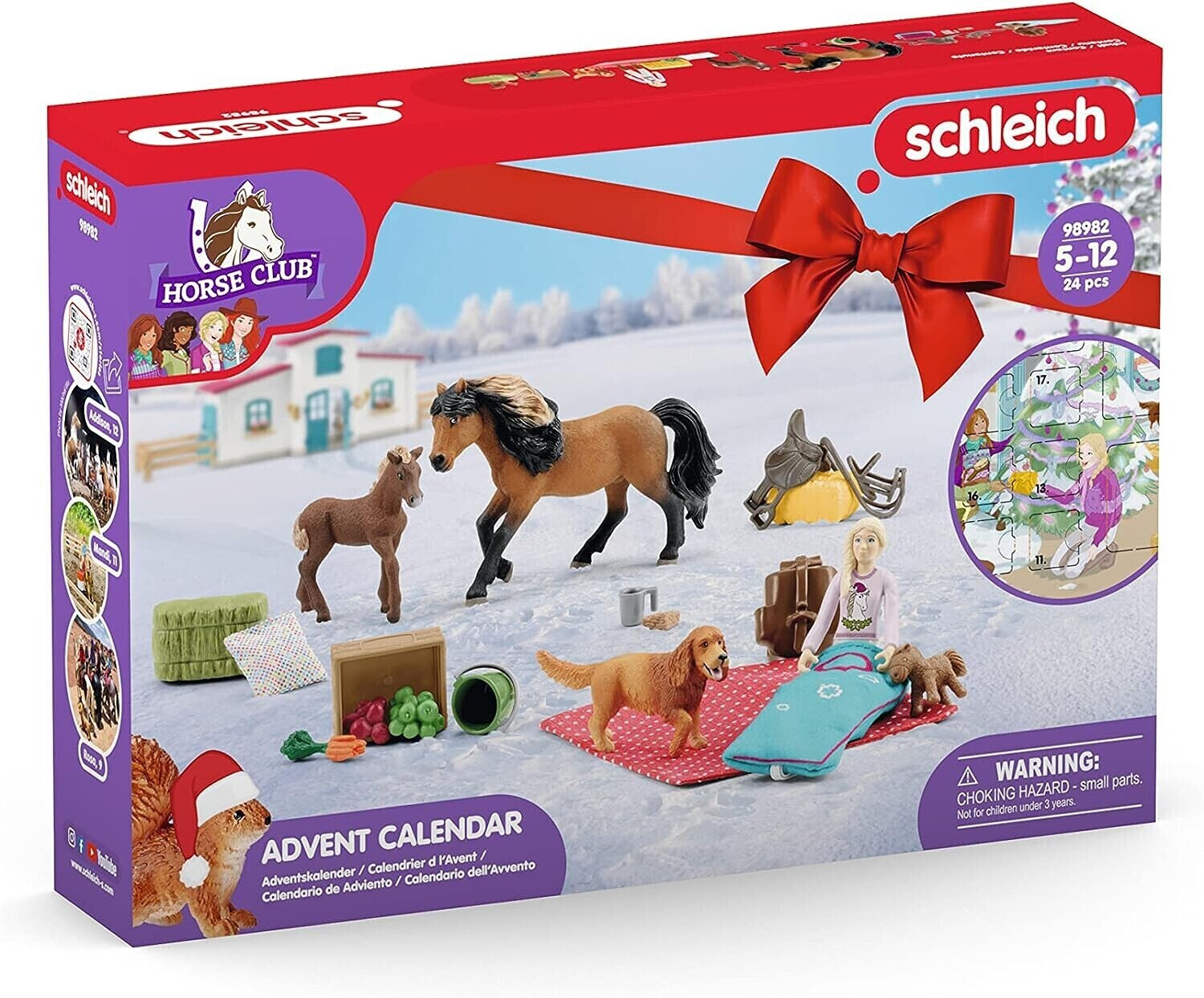 Schleich Calendrier de l'Avent Horse Club 2023