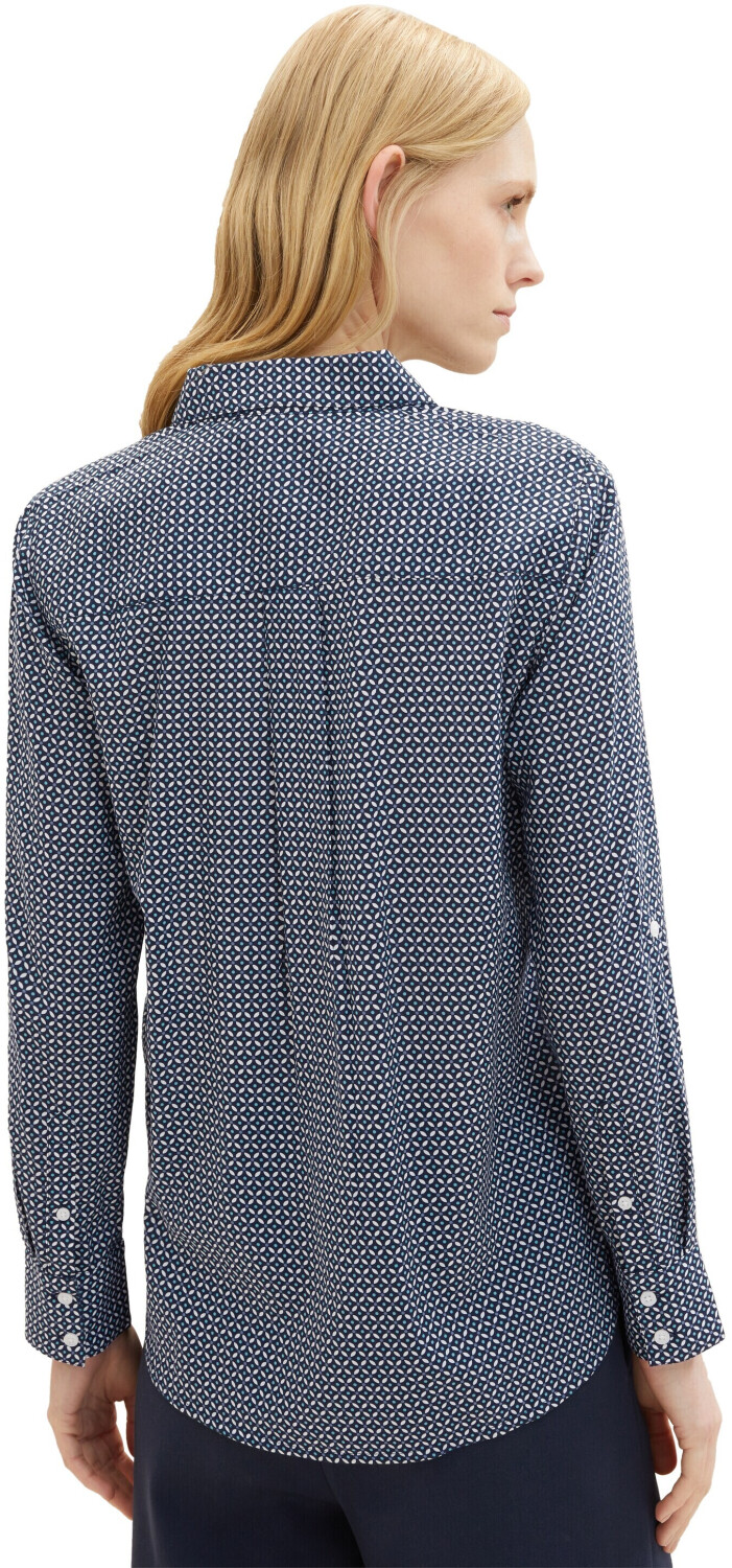 Tom Tailor Bluse mit Print (1037899-32365) navy geometrical design ab 26,99  € | Preisvergleich bei | V-Shirts