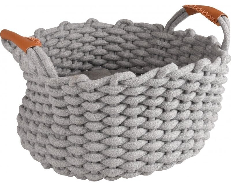 Flamingo Enya Round Cat Basket Cushion gray Dia. 34x18 cm