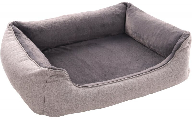 Flamingo Lit pour chien Esmo Dog Basket grey 65x50x20 cm Flamingo Lit pour chien Esmo Dog Basket grey 65x50x20 cm