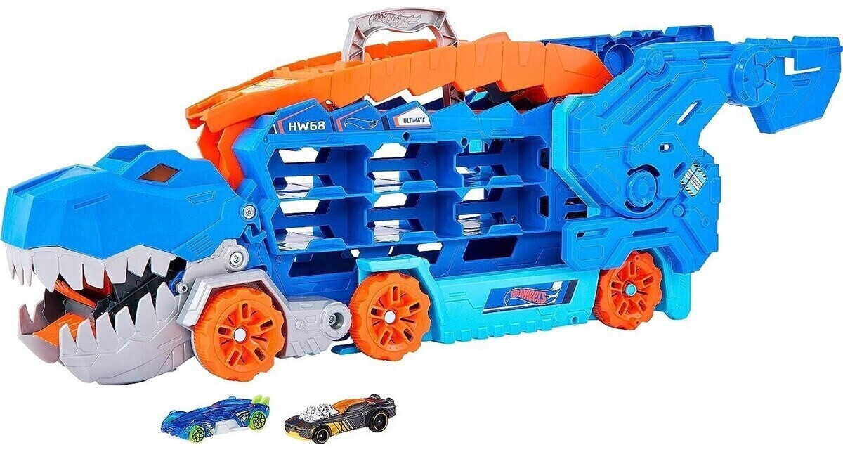 Achat Mattel - réf : HNG50 - Hot Wheels - Mega Transporteur T-Rex