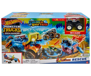 Buy Hot Wheels Monster Trucks Arena Smashers MEGA-Wrex vs. Crushzilla  Takedown Playset (HPN71) from £32.99 (Today) – Best Deals on