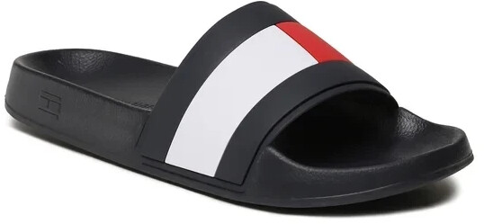 Tommy Hilfiger Rubber Th Flag Pool Slide (FM0FM04236) desert sky