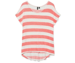 Maglietta Manica Corta VERO MODA Vmava SS Top Stripe Ga Jrs - Donna, A Righe, Girocollo