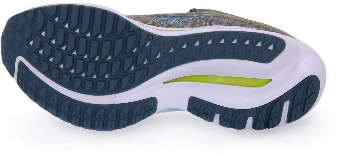 Mizuno Wave Inspire 19 Men gray jet blue bolt neon au meilleur