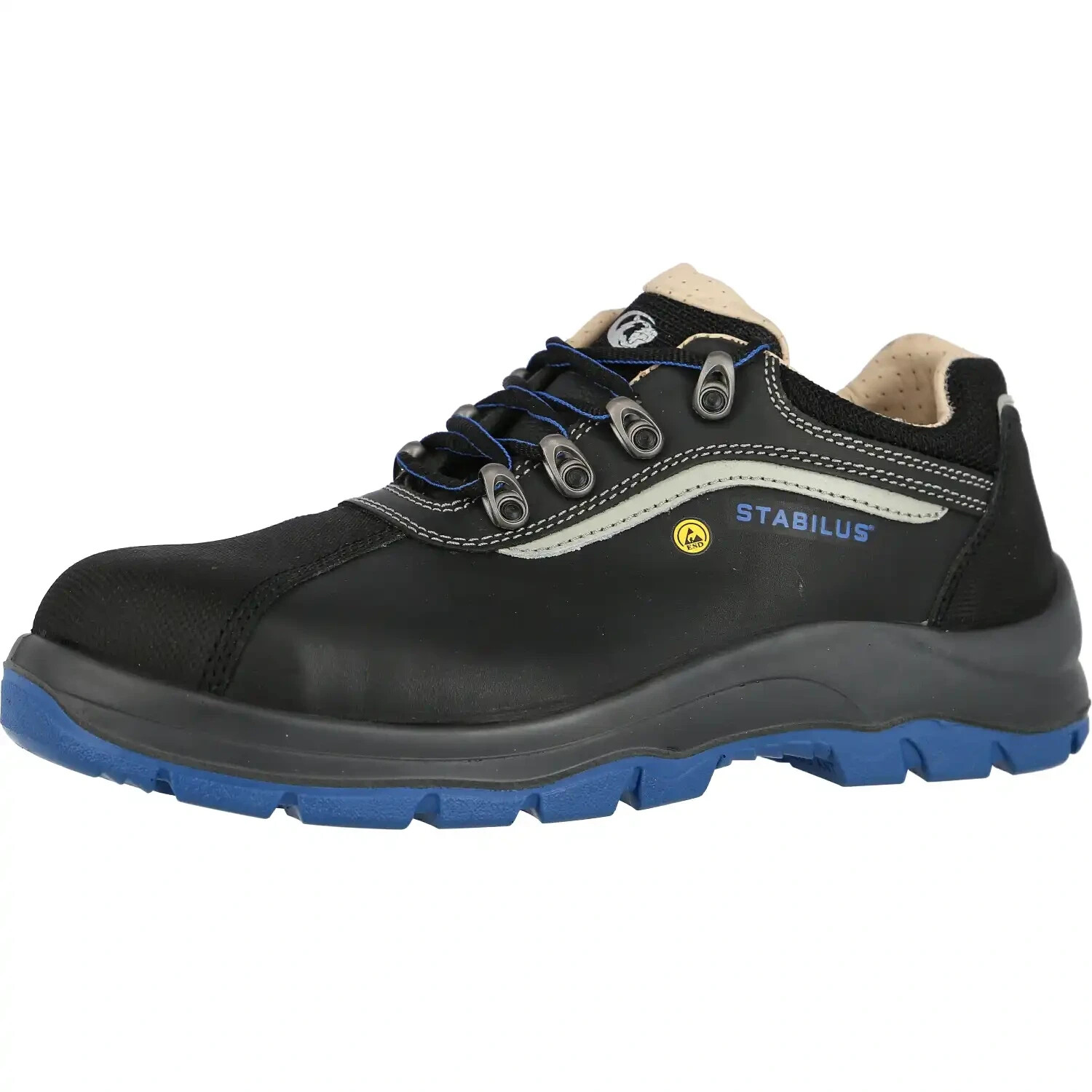 Stabilus Jorden Mid Black Twist ESD S3 Sicherheitsstiefel metallfrei 73361 | 40 | schwarz | 4033965088925