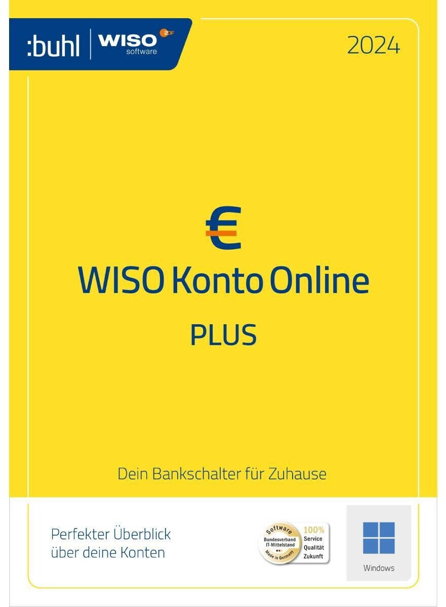 Preisvergleich WISO Konto bei € 20,70 Online 2024 (Februar Preise) ab | Buhl 2024