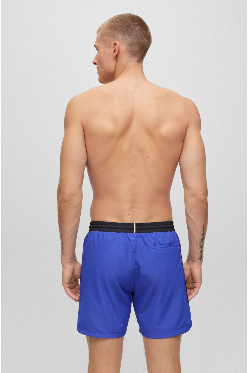BOSS Badeshorts "Perch" Rot Schwarz Blau, 49,95