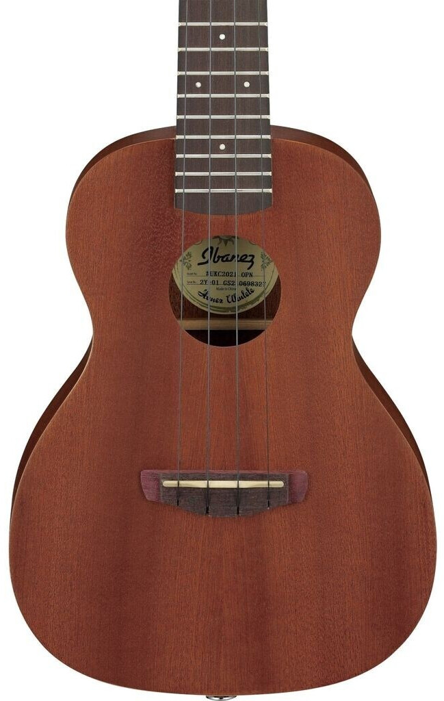 Ibanez Konzert Ukulele Hawaii Uke Tasche Musik Saiten Fame Holz