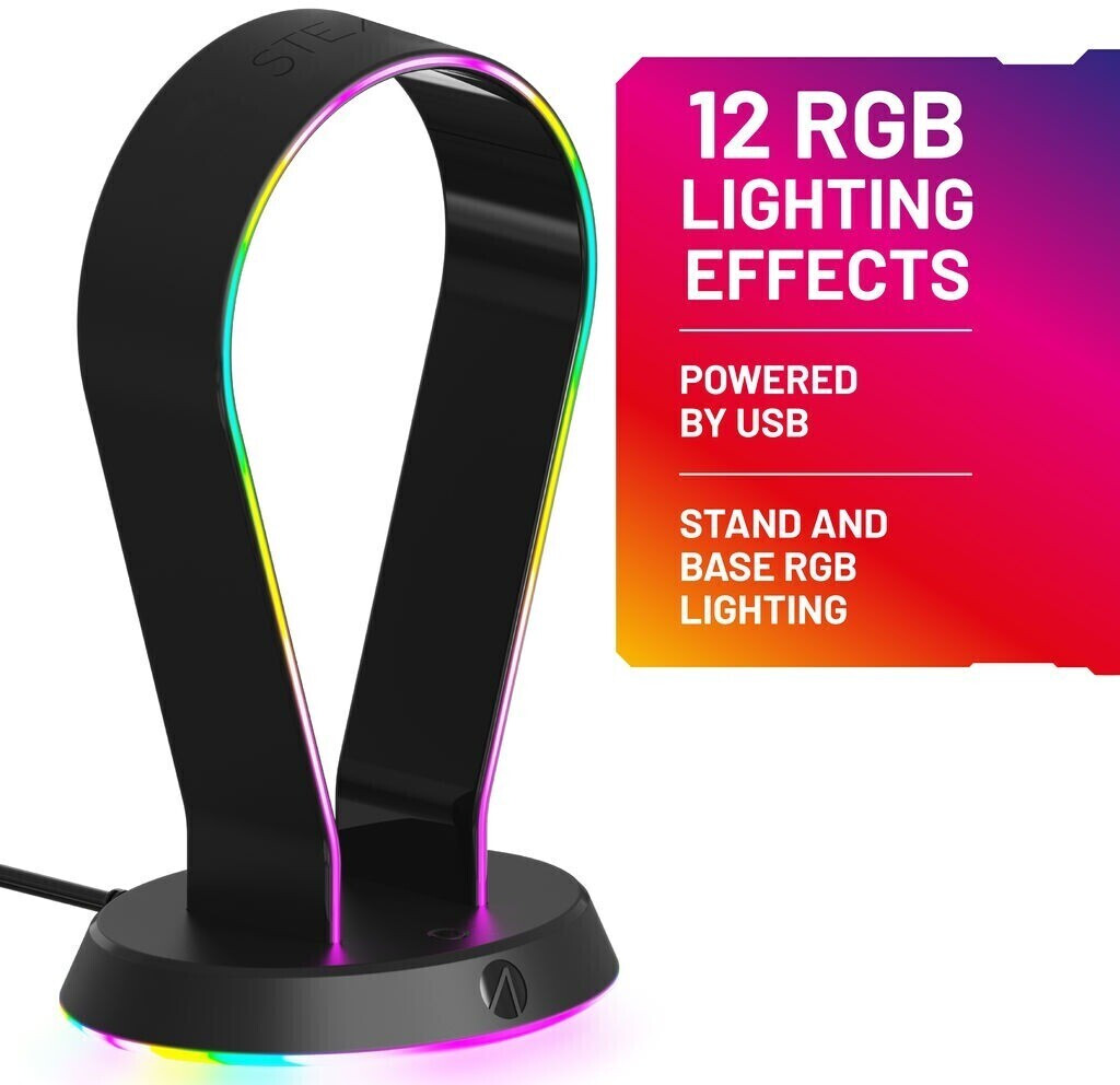 en 52,91 € Stealth precios C6-100 Headset Stand + | desde idealo Gaming Light-Up Compara