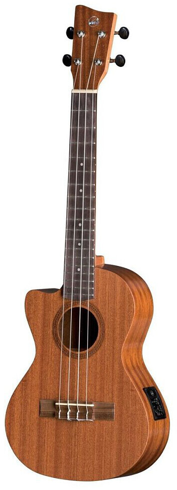 GEWA Linkshänder Tenor E-Akustik Ukulele Manoa K-TE-LH-CE Sapelli Matt Lefthand
