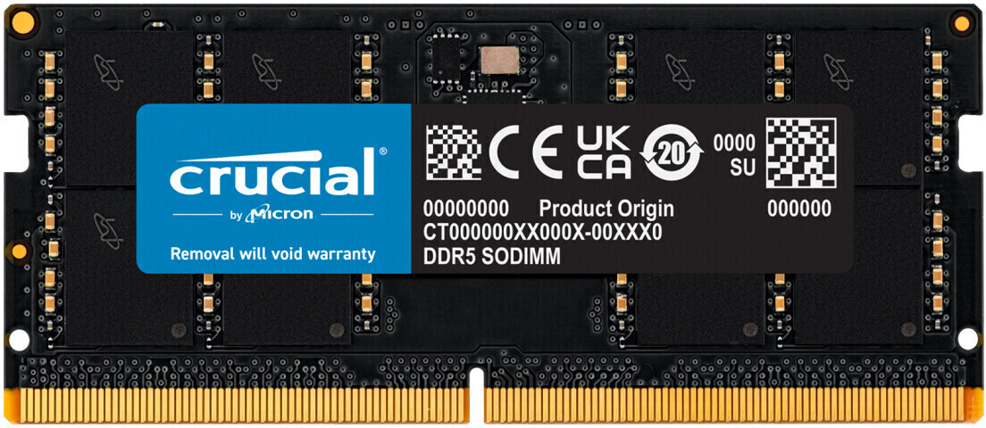 Crucial 24 Go DDR5-5600 CL46 (CT24G56C46S5)