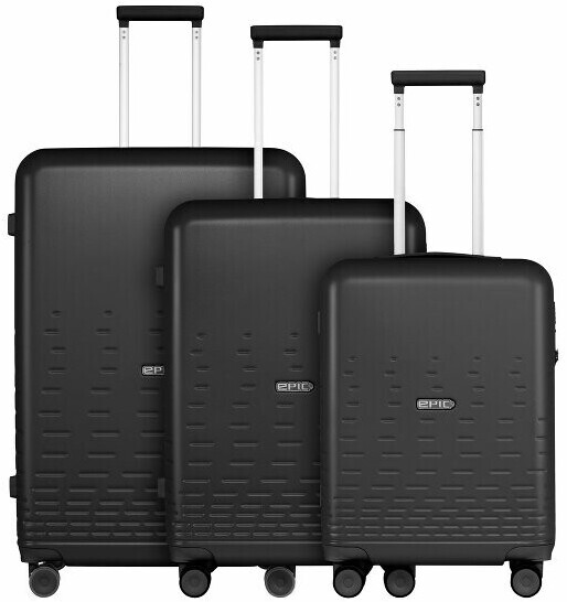 EPIC Spin 4-Wheel-Trolley Set 3-pieces satinblack (ESP101)