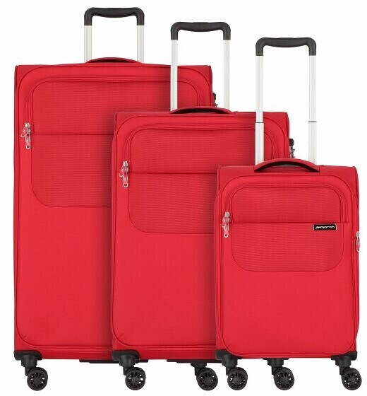 March 15 Carter 4-Wheel-Trolley Set 3-pieces red (2222-01-726252)