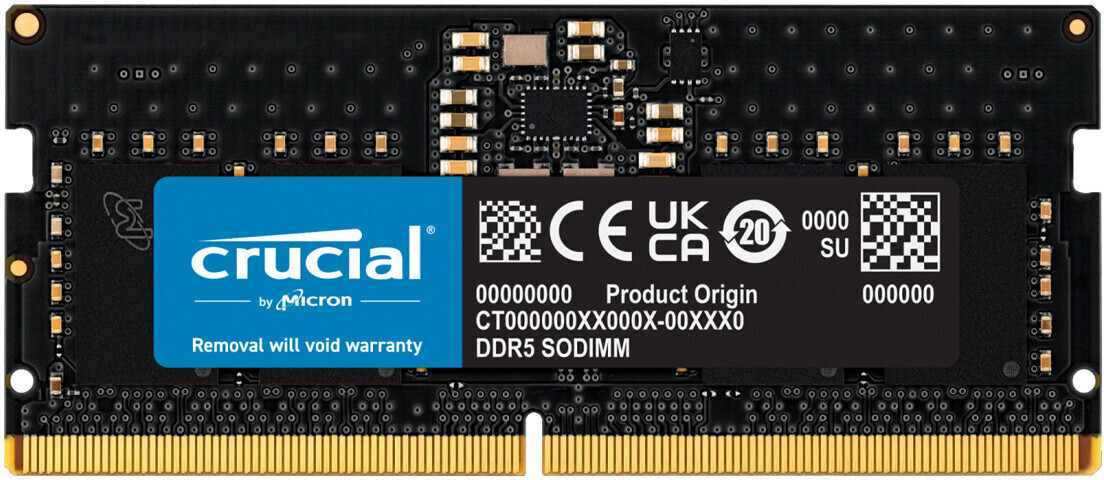 Crucial 8 Go DDR5-5600 CL46 (CT8G56C46S5) au meilleur prix sur